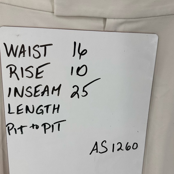 Ralph Lauren Cream Gold Metallic Luxury Trousers Womens 8 - Picture 5 of 5